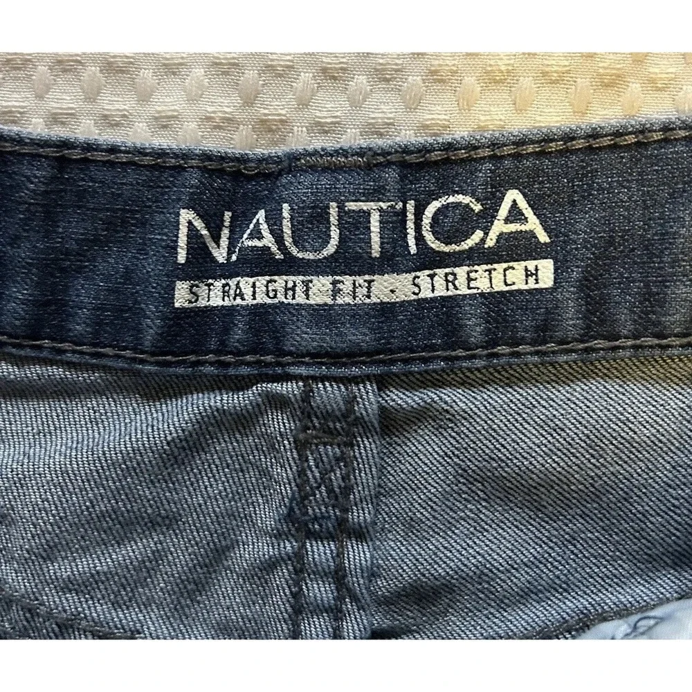 Nautica - Jeans - Boys - Youth - Size 12 - Blue Denim - Straight Fit - Stretch